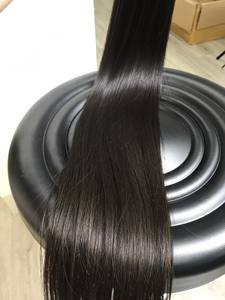 กระดูกตรงสีดําเจ็ท 100% หนังกําพร้ายังคงเวอร์จินเวียดนามต่อผมมนุษย์ผู้ขายขายส่ง - Product Image 5