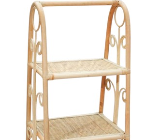 Estantería de Ratán Hecha a Mano de Primera Calidad, Estante de Almacenamiento Portátil, Mueble Decorativo Ecológico para Dormitorio - Product Image 3
