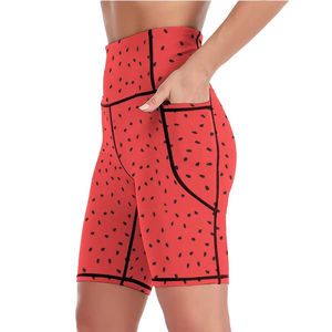 Leggings et shorts de sport OEM personnalisés pour femmes, taille haute, élastiques, compressifs, pour la course et la gym - Product Image 3