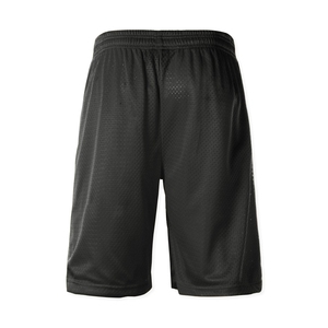 OEM Men's Casual Polyester Shorts Custom Logo Beach Running Sports Basketball Gym <b>Printed</b> Plus Size Solid Custom Mesh Shorts - Product Image 3