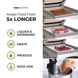 Machine à sceller sous vide, pompe à huile de ½ HP, barre de scellage de 16 pouces, 10 réglages programmables, grande machine à sceller sous vide pour liquides - Product Image 2
