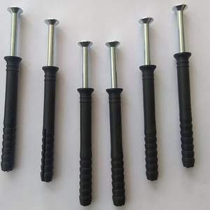 Ancrage de cadre HI LTI HFV 8x80, fixations noires avec vis à tête fraisée zinguée, fixations d'expansion pour béton. - Product Image 4