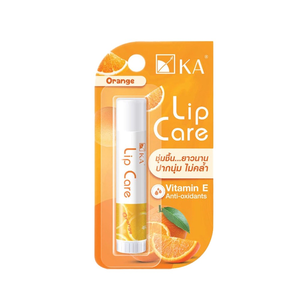 KA ลิปแคร์ 3.5 กรัม ขนาดพกพา ลิปบาล์มเนื้อแข็ง บำรุงริมฝีปากแห้ง ด้วยวิตามินอี กลิ่นสตรอว์เบอร์รีและส้มเมนทอล - Product Image 6