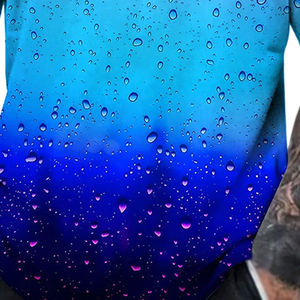 T-shirts surdimensionnés personnalisés à col rond, impression intégrale par sublimation, style streetwear, grandes tailles pour hommes, en provenance du Pakistan - Product Image 3