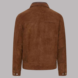 Premium Design <b>Suede</b> Leather <b>Jacket</b> Modern Fashion Wear <b>Suede</b> Leather <b>Jacket</b> Soft Finish With Durable Quality - Product Image 2