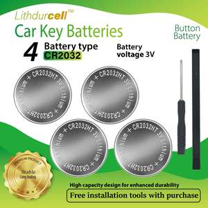 4 Pilas de Botón de Grafeno CR2032 de Gran Capacidad para <span class=keywords><strong>Llave</strong></span> de <span class=keywords><strong>Coche</strong></span> Cadillac - Product Image 2