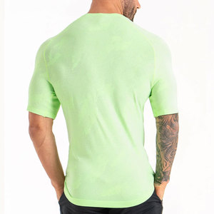 Camiseta Deportiva de Compresión para Gimnasio, de Alta Calidad, Elástica, Manga Corta, Corte Regular, Color Personalizado, 100% Algodón - Product Image 5