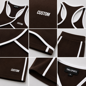 Breathable <b>Knitted</b> Spandex Polyester Spring Summer Wear Custom Logo Crop Top and Skirt <b>Set</b> Ribbed <b>Knit</b> Two Piece Fashion - Product Image 3