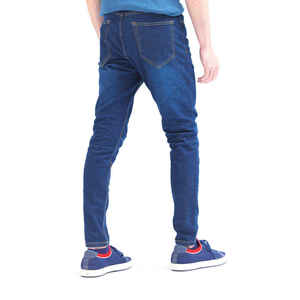 Jean slim personnalisé en gros pour homme – Jean en denim bleu de haute qualité, le dernier modèle délavé pour homme - Product Image 3