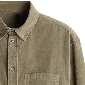 <b>Men</b> Regular Fit <b>Corduroy</b> <b>Shirt</b> Soft Textured Fabric Long Sleeve Button Up Casual <b>Shirt</b> for Fall Winter Wholesale Custom Apparel - Product Image 6