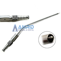 Tube d'aspiration manuel Frazier en acier inoxydable, instrument chirurgical ORL et neurochirurgie, modèle Amd11220, certifié CE par AMRID SURGICAL