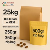 OEM Premium Robusta 3in1 Minuman Kopi Instan Rasa Krim Kacang Mellow Cokelat Buah Gula 16x16g Kantong Permen Minuman Ekspor