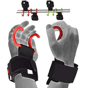 Ganchos de Cuero para Levantamiento de Pesas con Soporte para Muñeca, Diseño 2026, para Entrenamiento en Gimnasio, Fitness y Ejercicio - Product Image 1