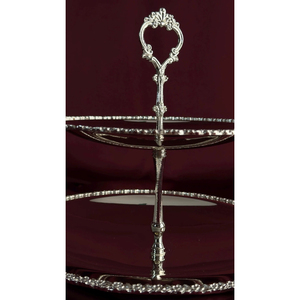 Stainless Steel Table Wear Designing <b>Cake</b> Stand Wire Metal <b>Decorative</b> <b>Cake</b> Stand Wire Base Metal Top <b>Decorative</b> Tabletop <b>Supply</b> - Product Image 2