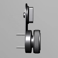 Nouvelle serrure de porte d'hôtel intelligente 2026 en alliage d'aluminium avec carte RFID, corps de serrure séparé, pour hôtels modernes
