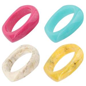 Bracelets traditionnels en résine pour femmes, clous colorés, bijoux artisanaux pour les occasions festives - Product Image 4