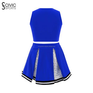 Nouvel arrivage d'uniformes Cheer Uniforms Uniformes de cheerleading avec strass Sublimation filles vêtements de sport les plus favorables - Product Image 6