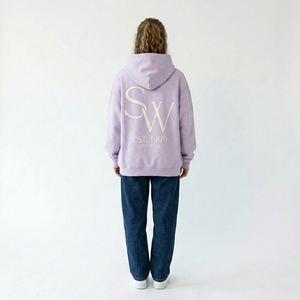 Sudadera con Capucha Estilo Vintage para Mujer, 100% Algodón, Interior Cepillado, con Cordón Ajustable, Lista para Enviar, Ropa para Toda Temporada - Product Image 2