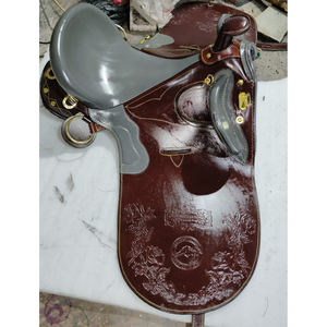 SE VENDE CUERO GENUINO STOCK SILLÍN JUEGO DE SILLÍN AUSTRALIANO GIRTH ESTRIBOS EN DÓLAR 75 TARJETA DE CRÉDITO TALLA 15 16 17 18 - Product Image 5