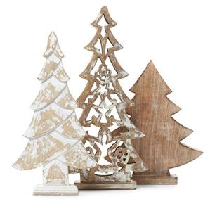 Ornement de Noël artisanal en bois, décoration artistique suspendue pour les fêtes, mariages, événements et décorations saisonnières - Product Image 2