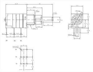 Encoders <span class=keywords><strong>Rotary</strong></span> Ec11 enkoder putar Mini saklar enkoder putar 11mm <span class=keywords><strong>Mouse</strong></span> dorong murah Ec11 potensiometer putar produsen - Product Image 4