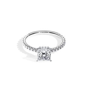 Anillo de Diamantes Cultivados en Laboratorio Clásico de Alta Demanda para Mujer, Joyería Fina para Fiestas de Compromiso, Disponible a Buen Precio - Product Image 2