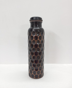 Elegant Copper Water Bottle for Health Detox and Hydration Eco Friendly Reusable Bottle - Product Image 2