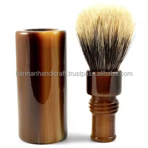 แปรงโกนหนวดทำจากเขาควายสีธรรมชาติ วัสดุธรรมชาติ ดีไซน์มีสไตล์ ทำด้วยมือจากแปรงโกนหนวดทำจากเขาควาย - Product Image 3