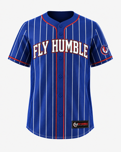 เสื้อเบสบอล Fly Humble สีขาวลายเส้น แขนยาว คอวี ผ้าตาข่ายระบายอากาศ สำหรับผู้ชาย ชุดกีฬา ป้องกันแบคทีเรีย โพลีเอสเตอร์ 100% - Product Image 5