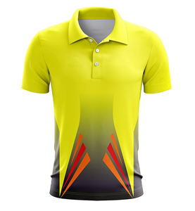 Customized Quick Dry 100% Cotton Pique Men's for Polo Shirts Light Dye Sublimation Print Sports Jersey for <b>Badminton</b> Golf-220 - Product Image 4