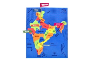 Naksha 2.0 - Conozca Bharat más allá del mapa. Mayor grosor de espuma y incluye banderas. - Product Image 1