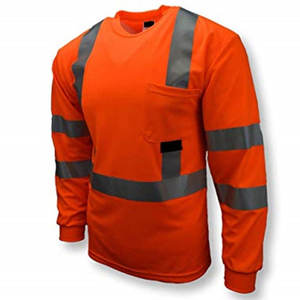 Fluorescent Yellow Hi Vis <b>Polo</b> <b>Shirt</b> Reflective Safety Workwear ANSI Class <b>3</b> Construction Traffic Security Work <b>Shirt</b> Short - Product Image 4