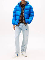 Veste matelassée personnalisée imperméable et respirante à capuche pour homme et femme, en toile de polyester rembourrée