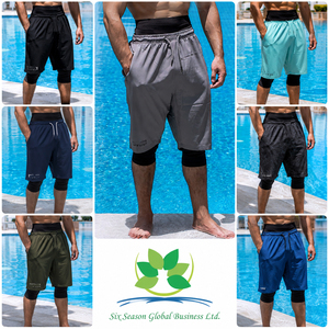 Muslim Swimming <b>Shorts</b> <b>Men</b> Halal Modest Swimwear Long Board <b>Shorts</b> <b>Compression</b> Underwear Stock Lot Wholesale Custom OEM <b>Shorts</b> - Product Image 5