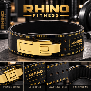 เข็มขัดรัดเอวยกน้ำหนัก Rhino Fitness สีชมพู ทำจากนีโอพรีน แบบพันรอบตัว ป้องกันอย่างมืออาชีพ ปรับระดับได้ ช่วยพยุงหลังส่วนล่าง - Product Image 6
