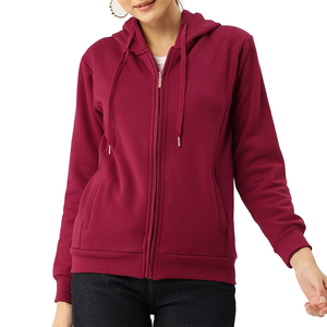 Sudadera básica para mujer, cómoda y holgada, hecha con tela de forro polar suave, material transpirable, corte relajado para uso diario. - Product Image 1