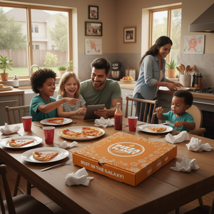 Custom Printing Personalized <b>Pizza</b> <b>Box</b> for Restaurant Food Packaging <b>Pizza</b> <b>Box</b> for Takeaway Delivery - Product Image 4