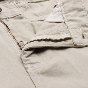 Pantalones Cargo Beige de Lona Ligera para Hombre, Corte Recto Informal, Múltiples Bolsillos, Transpirables y Ecológicos - Product Image 5