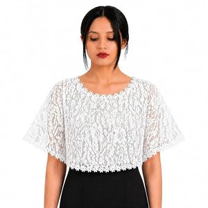 Écharpes en dentelle pour femmes, cape élégante, écharpe pour femmes, poncho pour femmes - Product Image 3