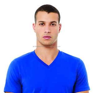 Camiseta de Punto Transpirable de Secado Rápido 100% Algodón de Alta Calidad para Hombre, Estilo Casual de Color Sólido para Adultos, Superventas - Product Image 4