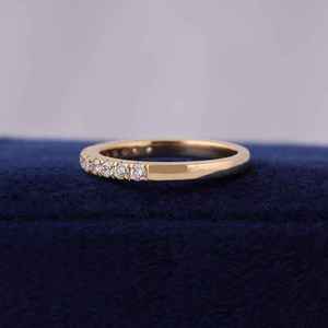 9K Rose Gold IGI Certified Lab Grown CVD Brilliant Cut <b>Diamond</b> Ethnic Design Gold Plated <b>Ring</b> VS1 F Color Womens Jewelry OEM ODM - Product Image 4