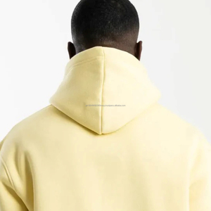 <b>Mens</b> Fleece Hoodie Pullover Neon <b>Green</b> Long Sleeve Hooded Sweatshirt - Product Image 6