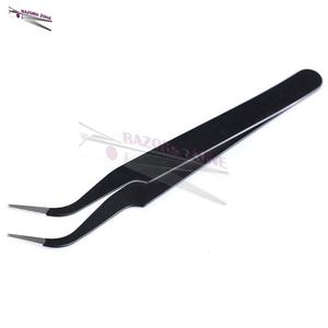 แหนบถอนขนตาสแตนเลสแบบใหม่100% พรีเมี่ยมดีไซน์มือกันลื่นปรับปรุงเครื่องมือความงามปลายแหลมจำนวนมาก - Product Image 3