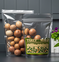 Sachet refermable transparent recyclable de qualité alimentaire pour bonbons, assaisonnements et échantillons alimentaires