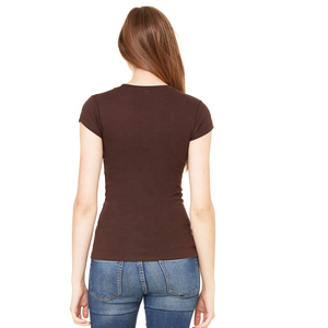 เสื้อยืดแขนสั้นทรงหลวมสไตล์ใหม่สำหรับผู้หญิง ใส่สบายๆ สำหรับฤดูร้อน รับสกรีนโลโก้ ผ้าฝ้ายฟลีซ 100% แห้งเร็ว - Product Image 3