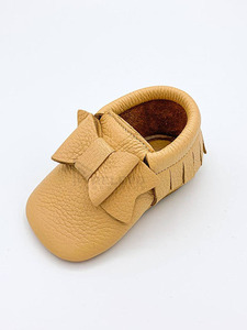 Chaussures pour bébé en cuir personnalisées, semelle souple antidérapante, premières chaussures de marche, confortables, flexibles, légères, pour un usage quotidien - Product Image 5