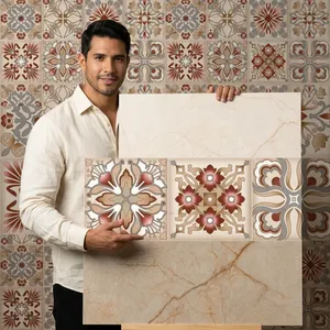 Premium 300x600 White Glossy Ceramic Wall Tile Modern Minimalist Style for High End Corporate Office and Commercial Spaces - Product Image 5