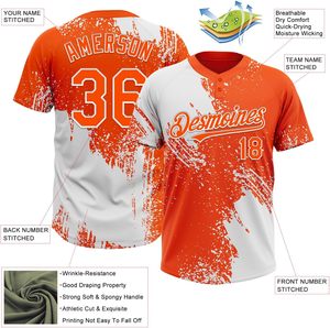 Custom 2 Button Baseball Jersey Women's Sublimated Team Uniform Moisture Wicking Performance <b>Athletic</b> Wear 100% Polyester Plus - Product Image 3