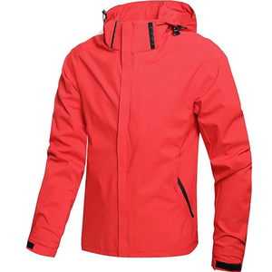 Vestes coupe-vent de sport pour hommes de haute qualité à prix de gros, vestes de pluie pour hommes de haute qualité, logo personnalisé OEM, vêtements de sport d'extérieur - Product Image 4