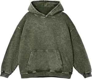 Sudadera con Capucha Casual para Mujer con Cordón Ajustable y Lavado Ácido, con Logotipo Personalizado, Fabricante de Sudaderas al por Mayor, Ecológica y Transpirable - Product Image 4